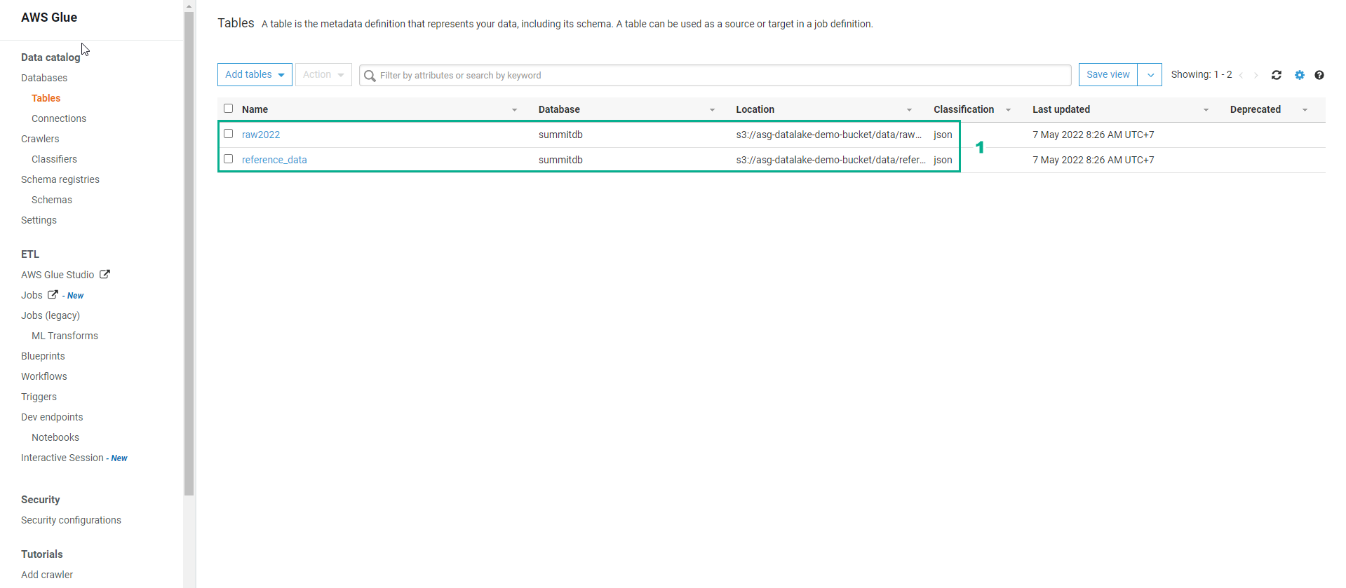 Creating Glue Crawler :: AWS System Manager